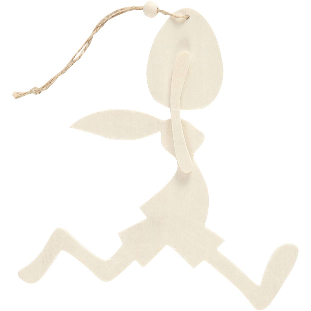 Creativ Company Hase mit Ei, H: 18 cm, B: 17 cm, 1 Set