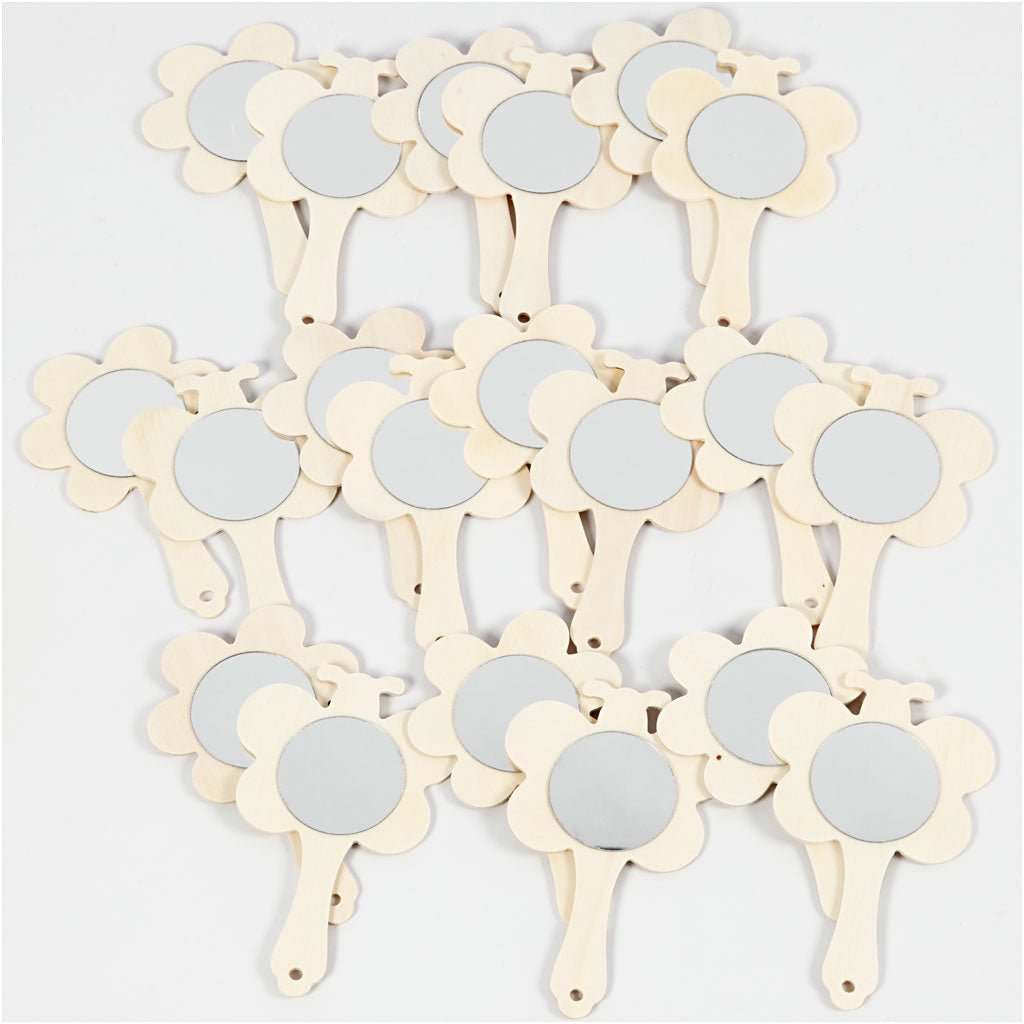 Creativ Company Handspiegel, H: 13,9 cm, B: 9 cm, 20 Stück 1 Box