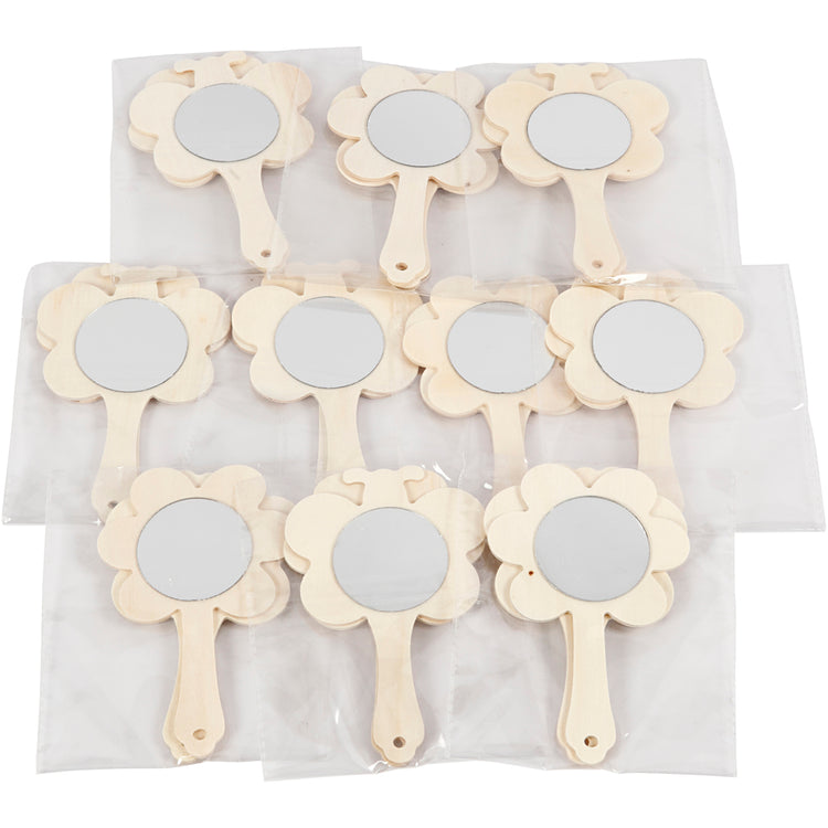 Creativ Company Handspiegel, H: 13,9 cm, B: 9 cm, 20 Stück 1 Box