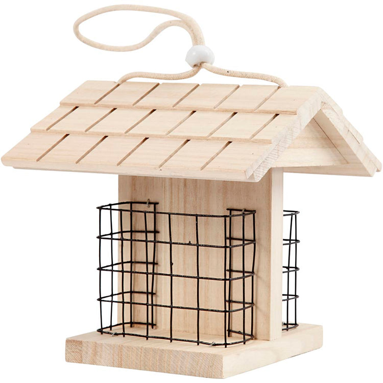 Creativ Company Vogelfutterhaus, H: 17,5 cm, L: 11,6 cm, B: 13,5 cm, 1 Stück