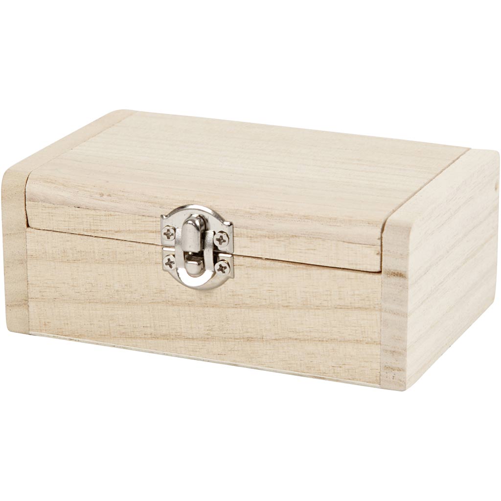 Creativ Company Schmuckkästchen, H: 4,5 cm, L: 11,5 cm, B: 7,5 cm, 1 Stück