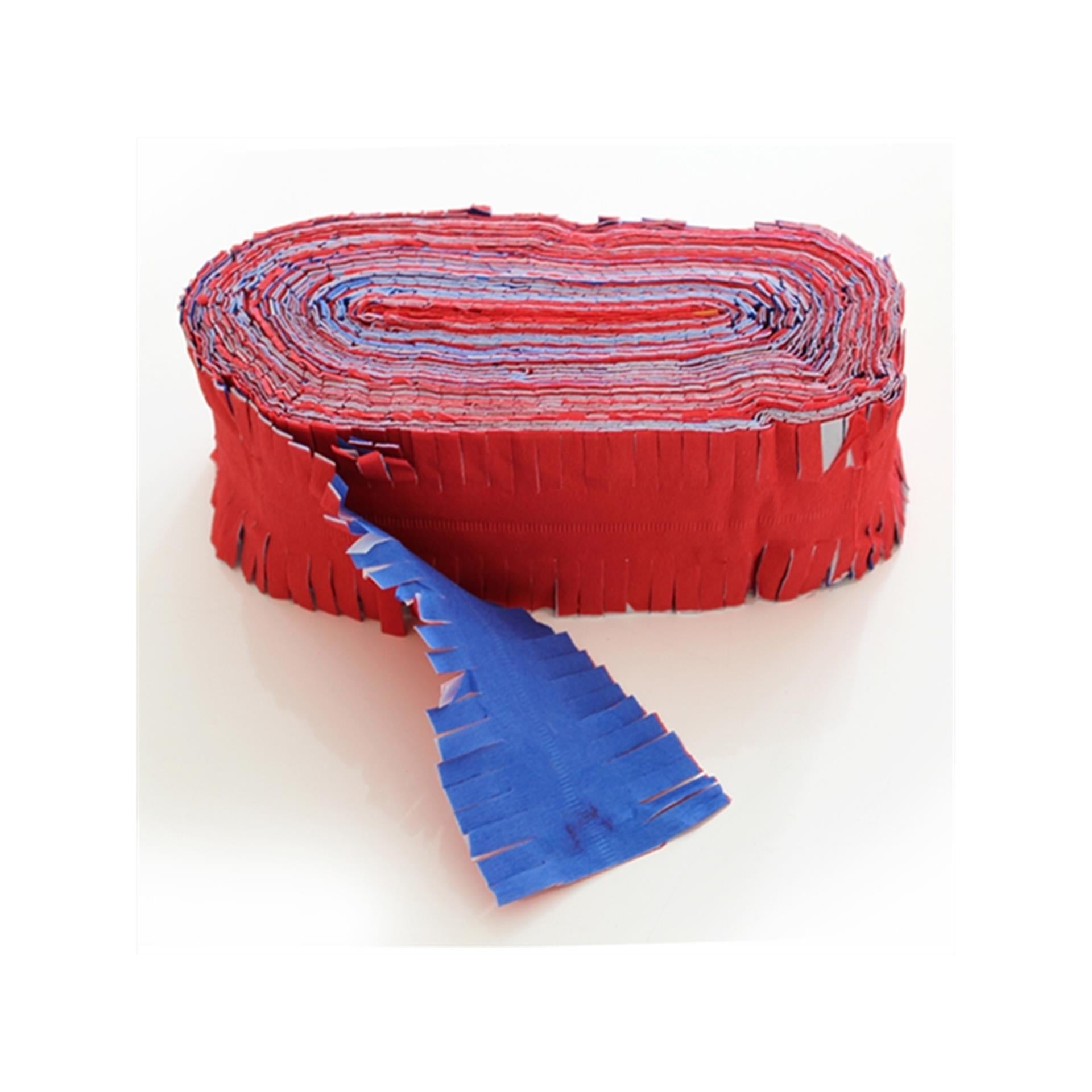 Globos Kreppgirlande rot weiß blau 24m