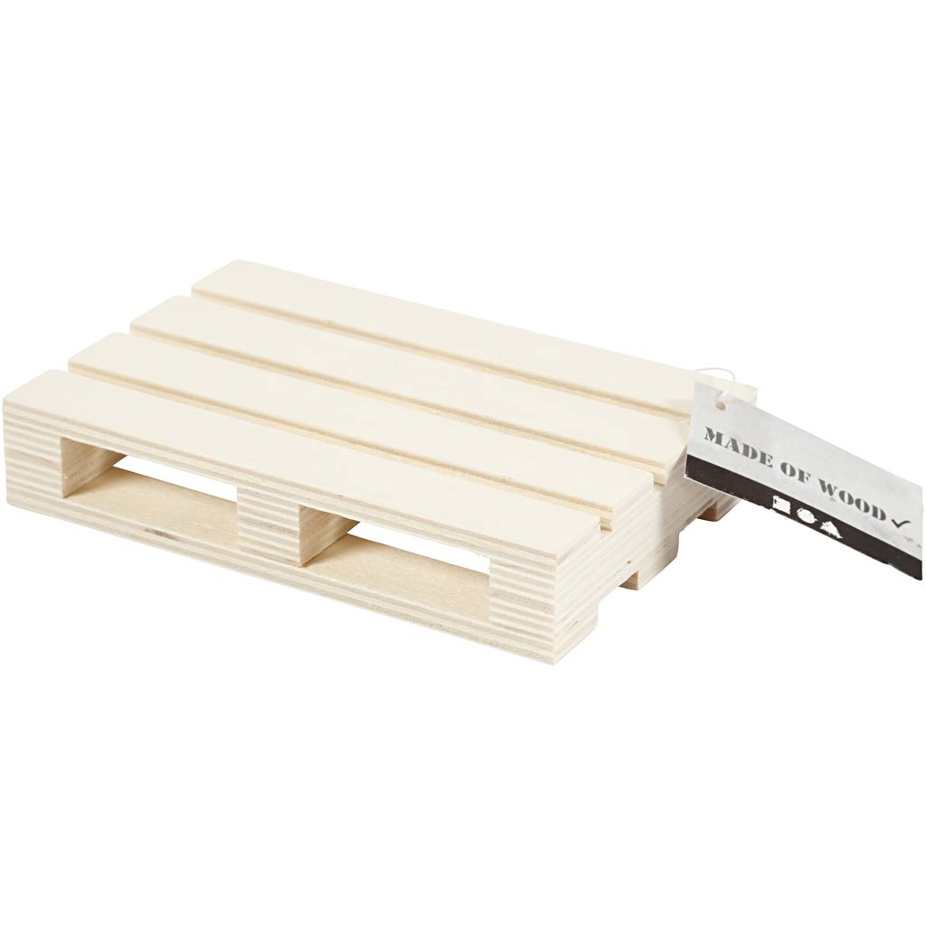 Creativ Company Wooden Mini Pallet, 1.