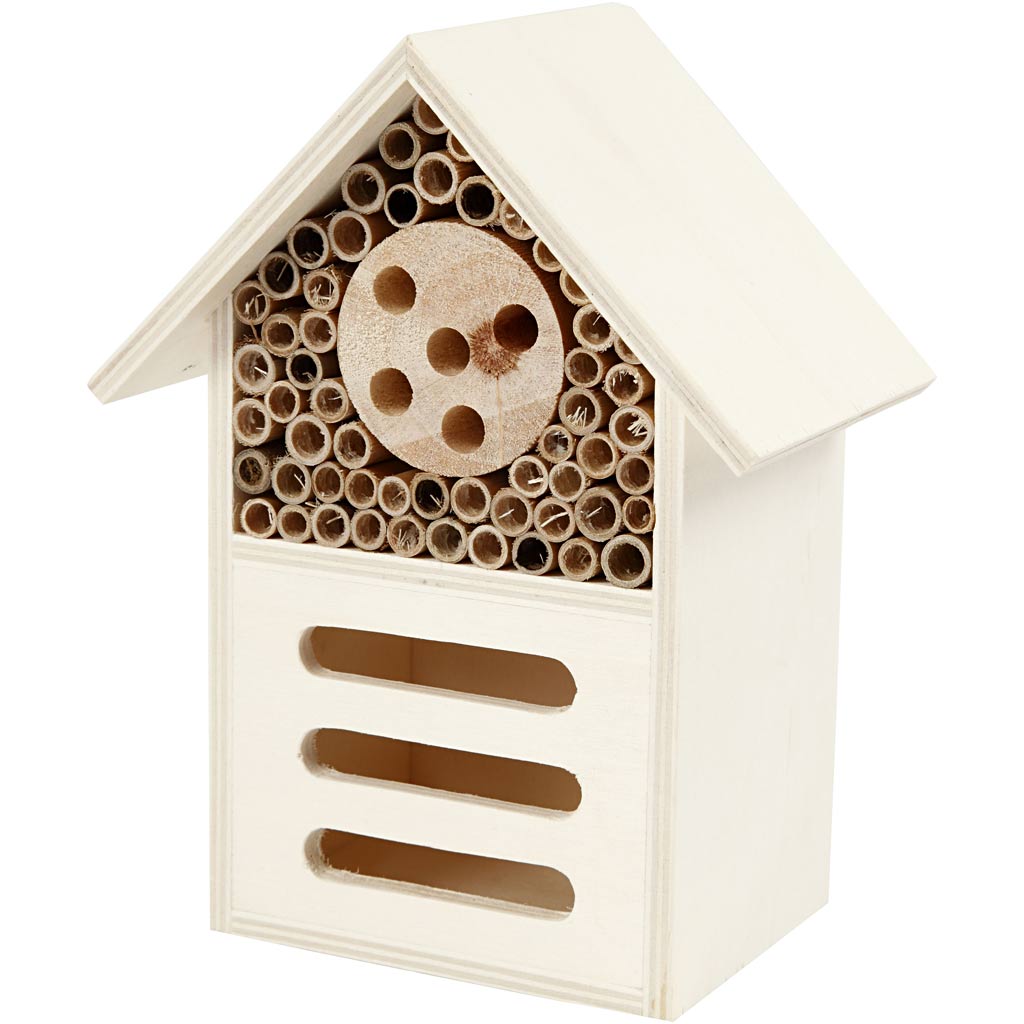 Creativ Company Insekten- und Schmetterlingshotel, H: 18 cm, T: 9 cm, B: 14 cm, 1 Stück