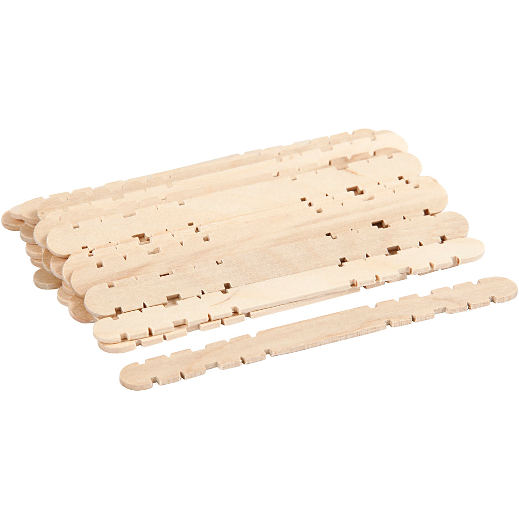 Creativ Company Bauholz, L: 11,4 cm, B: 10 mm, 30 Stück 1 Karton