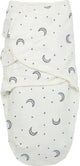 Meyco Baby Moon Swaddle Wickeldecke – Indigo – 0–3 Monate – 1,0 Tog
