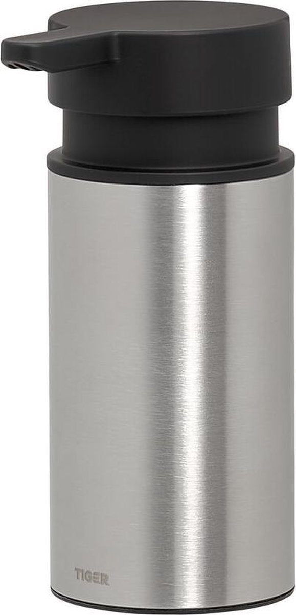 Tiger Noon – Seifenspender 135 ml – freistehend – gebürsteter Edelstahl