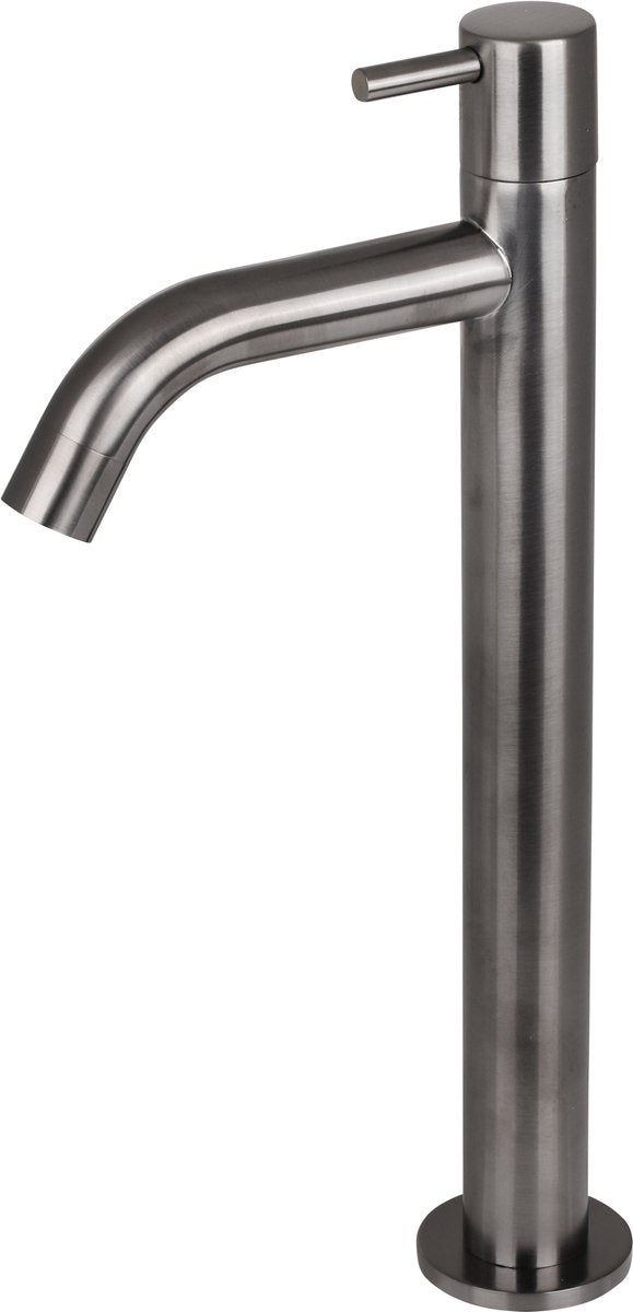Differnz Waschtischarmatur – Kaltwasserhahn – hoch – 28,5 x 11,5 cm – Gun Metal