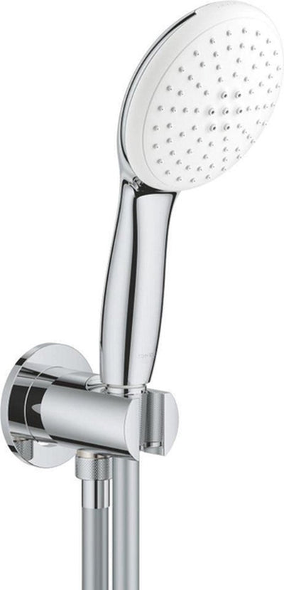 Grohe Tempesta 110 Handbrauseset – ø11 cm – 3 Strahlarten – 7,4 l min – mit Rosette – 150 cm – Chrom