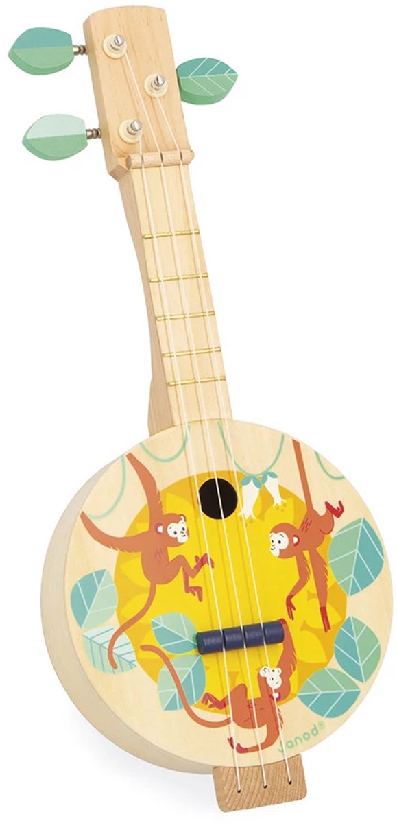 Janod - gioia - wooden banjo - jungle