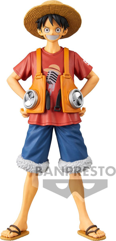 Banpresto One Piece DXF – die Grandline-Serie PVC-Statue Affe d. Ruffy Vol.1 18 cm Statue