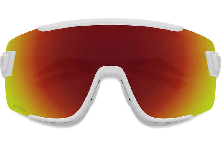 Smith Wildcat Bril White Chromapop Red Mirror