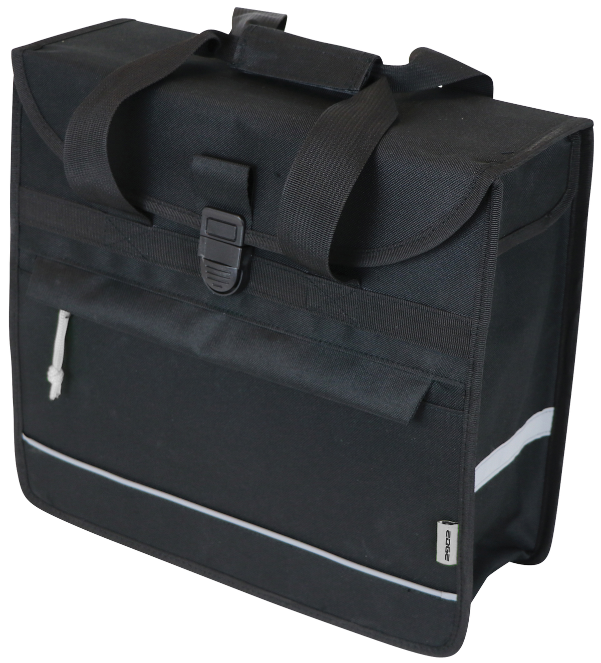 Edge Fahrradbeutel Basic Shopper 20 Liter 37 x 34 x 13 cm Schwarz