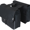 Edge Doppelfahrradbeutel Basic Shopper 26 Liter 33 x 36 x 12 cm (2x) Schwarz