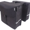 Edge Doppelfahrradbeutel Luxuskäufer 40 Liter 38 x 40 x 14 cm (2x) Schwarz