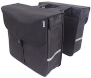 Edge Doppelfahrradbeutel Luxuskäufer 40 Liter 38 x 40 x 14 cm (2x) Schwarz - afbeelding 2