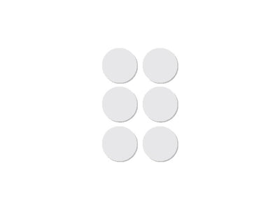 Apli-Etiketten rund 32 mm weiß