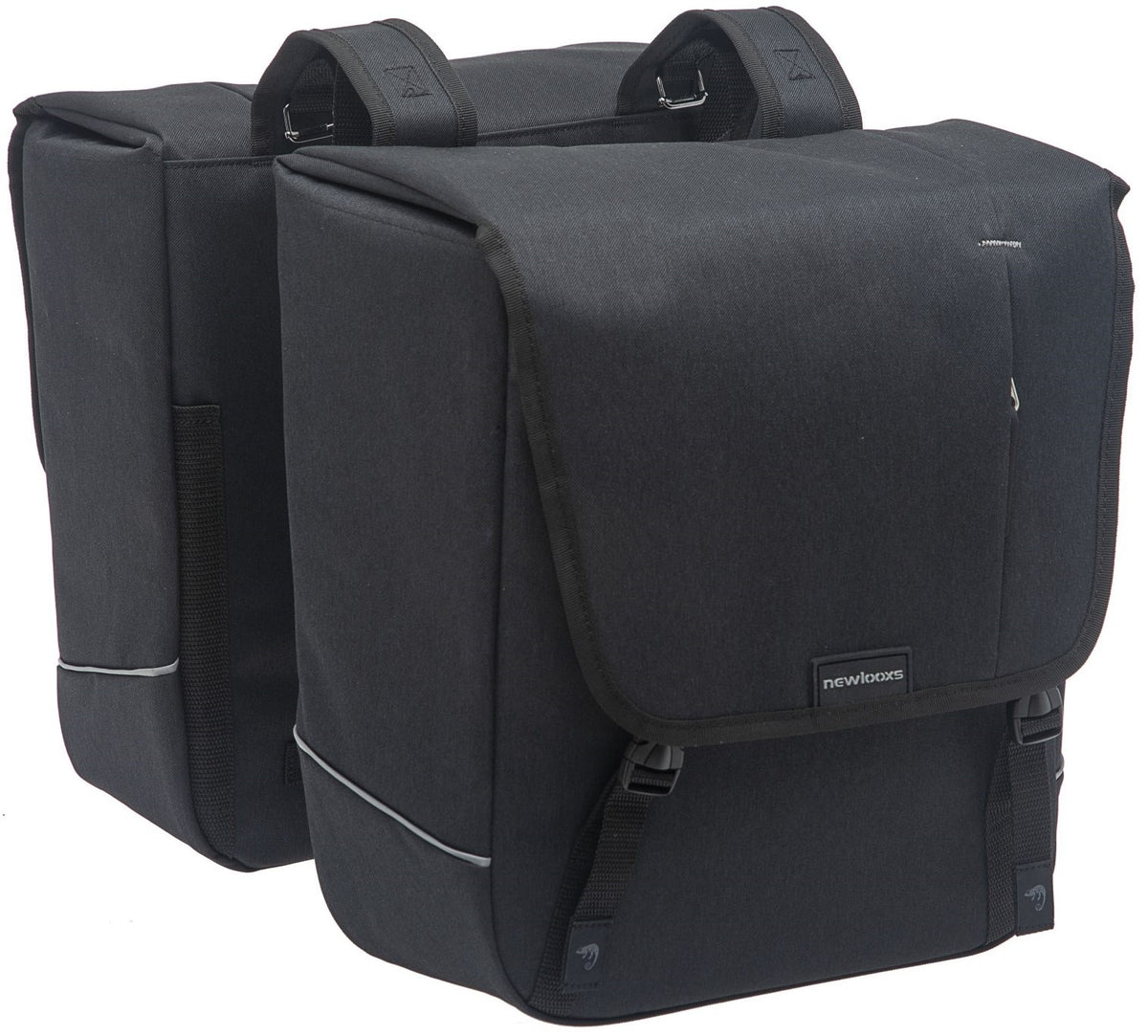 Neu Looxs Nova Double - Doppel-Fahrradtasche, wasserabweisend, schwarz