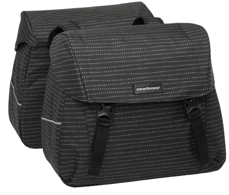 Neue Looxs Doppelfahrradbeutel Alba Black 42l