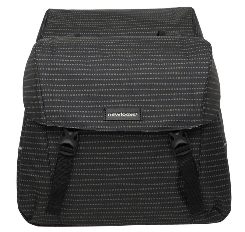 Neue Looxs Doppelfahrradbeutel Alba Black 42l