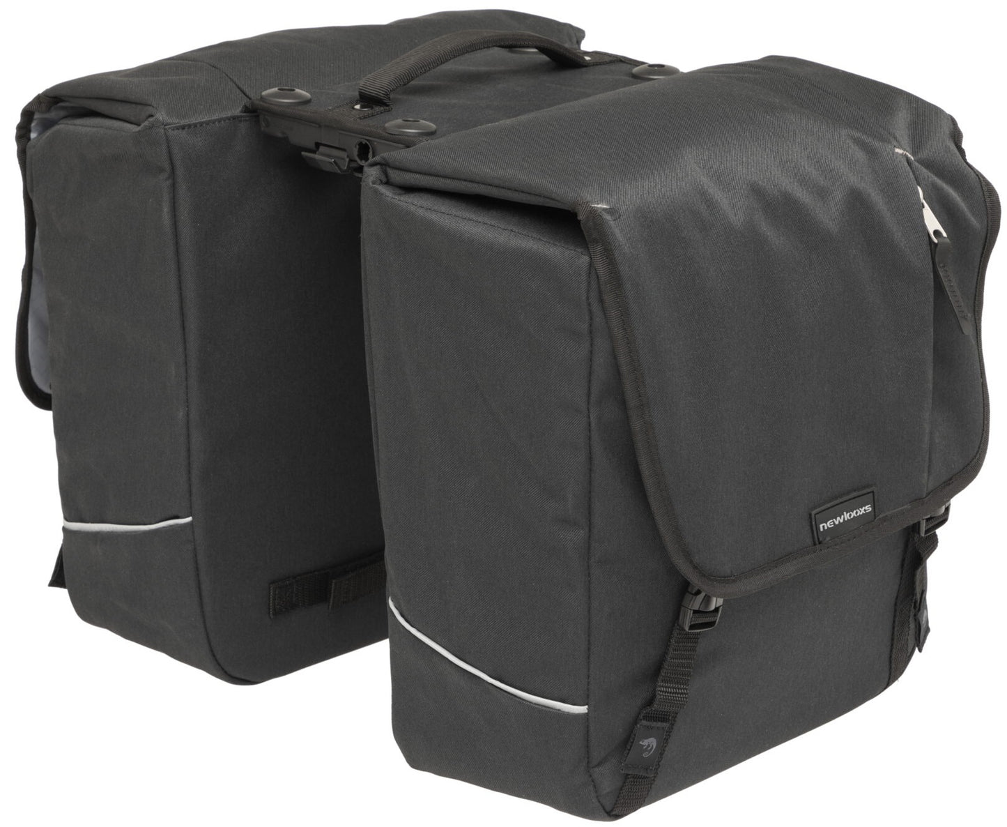 Der Nova Double - Double Bicycle Bag, Wasser -Repellent, schwarz