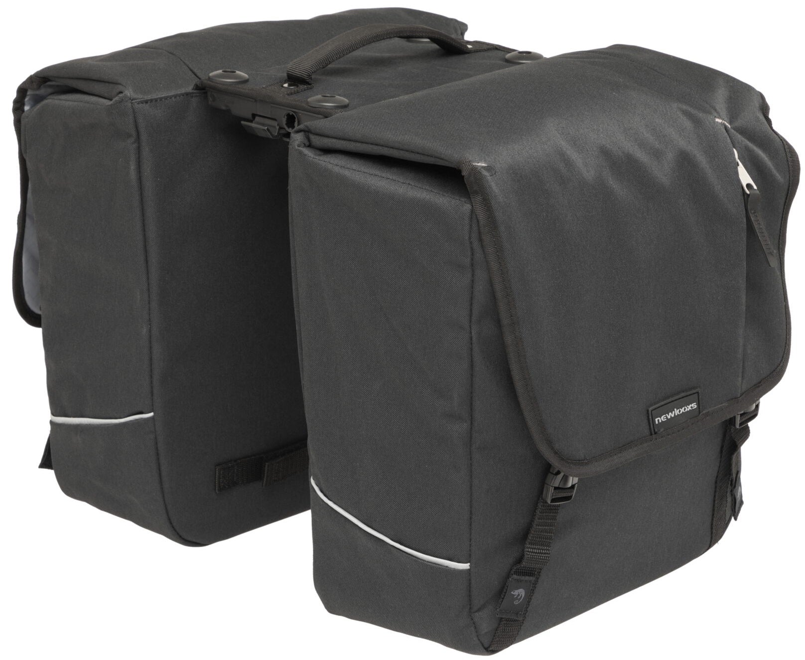 Der Nova Double - Double Bicycle Bag, Wasser -Repellent, schwarz