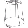 Creativ Company Lampenschirm, H: 20 cm, T 15,5-20 cm, schwarz, 1 Stück