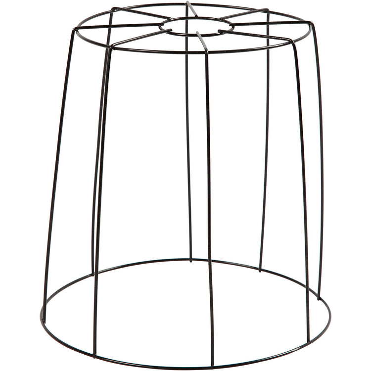 Creativ Company Lampenschirm, H: 20 cm, T 15,5-20 cm, schwarz, 1 Stück