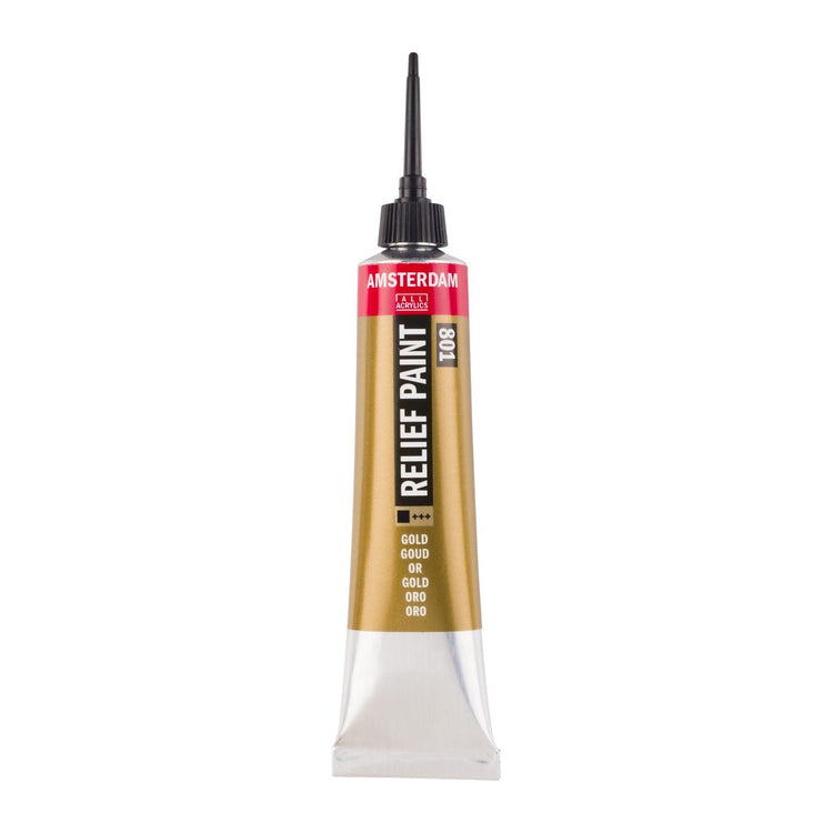 Amsterdam alle Acrylfarben Amsterdam • Konturenfarbe, Tube 20 ml, Gold 801