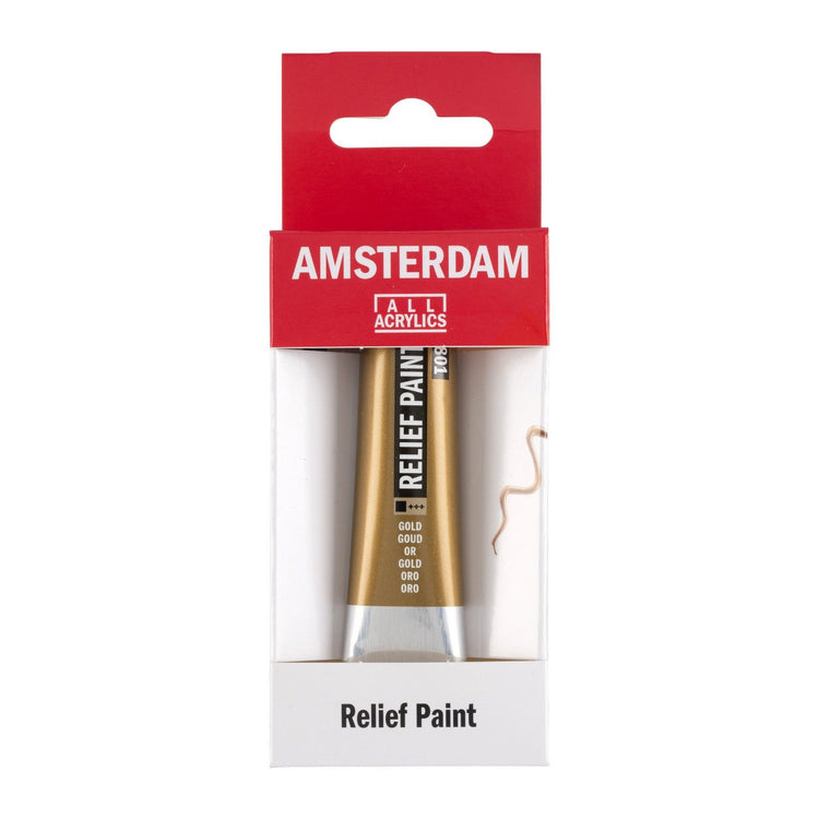 Amsterdam alle Acrylfarben Amsterdam • Konturenfarbe, Tube 20 ml, Gold 801