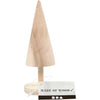 Creativ Company Weihnachtsbaum, H: 15,5 cm, T 5 cm, 1 Stück