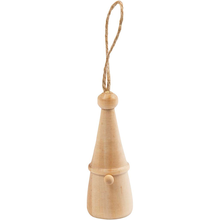 Creativ Company Skandinavischer Weihnachtszwerg, H: 6 cm, T 2,5 cm, 1 Stück