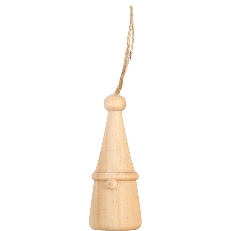 Creativ Company Skandinavischer Weihnachtszwerg, H: 6 cm, T 2,5 cm, 1 Stück