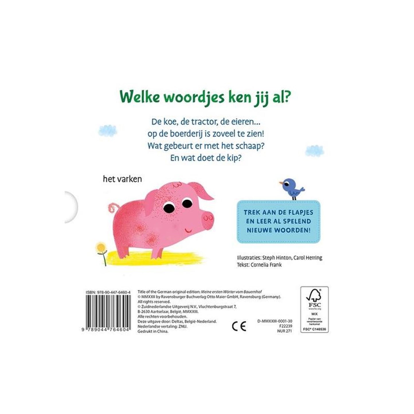 Deltas meine ersten Wörter Kartonbuch auf der Farm (1-3 Jahre)