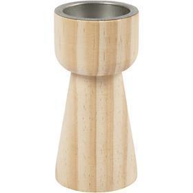 Creativ Company Kerzenhalter, H: 11 cm, T 5,5 cm, 1 Stück