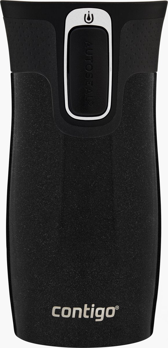 Contigo West Loop Mini Autoseal Thermosbecher, Edelstahl-Isolierbecher – Lakritze – Kaffeebecher-to-go, BPA-frei, auslaufsicherer Becher-to-go mit leicht zu reinigendem Deckel, hält bis zu 6 Stunden warm, 300 ml