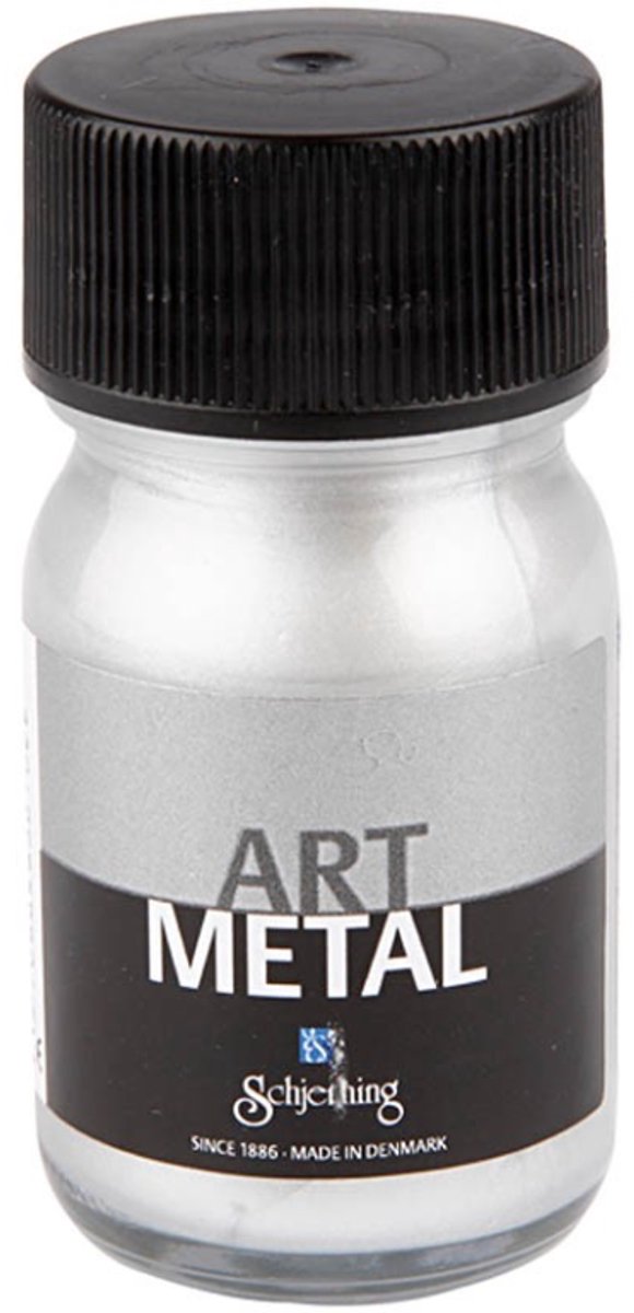 Kreativfirma Hobby Farbe Metallic Silver, 30 ml