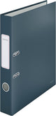 Leitz Cozy 180° A4-Ordner mit Rückenschild – 2-Ring mit weicher Oberfläche – Rückenbreite 50 mm – Samtgrau