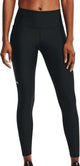 Under Armour Tech Hirise Leggings-Blk Damen-Sporthose – Schwarz – Weiß