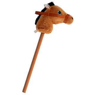 Andere Marken Plüsch Hobby Pferd 70 cm braun