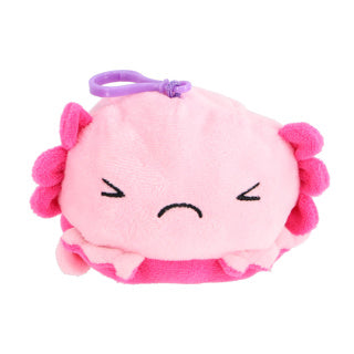 Axolotl reversibler Schlüsselring Plüsch, 10 cm