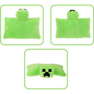 Minecraft Creeper 2in1 Kuschelkissen 45x28cm | 2 Stk