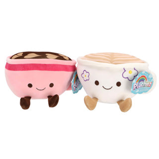 Pluchiez Plüschkaffee 18 cm 3 Assorti