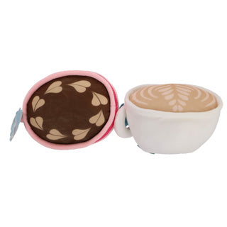 Pluchiez Plüschkaffee 18 cm 3 Assorti
