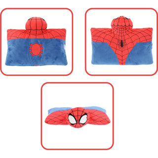 Spiderman 2in1 Kuschelkissen 45x28cm | 2 Stk