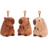 Plüsch Capybara Bag Clip 3 Assorti 12 cm