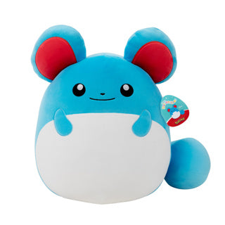 Jazwares Squishmallows Pokemon Umarmung Plüsch Marill, 35 cm
