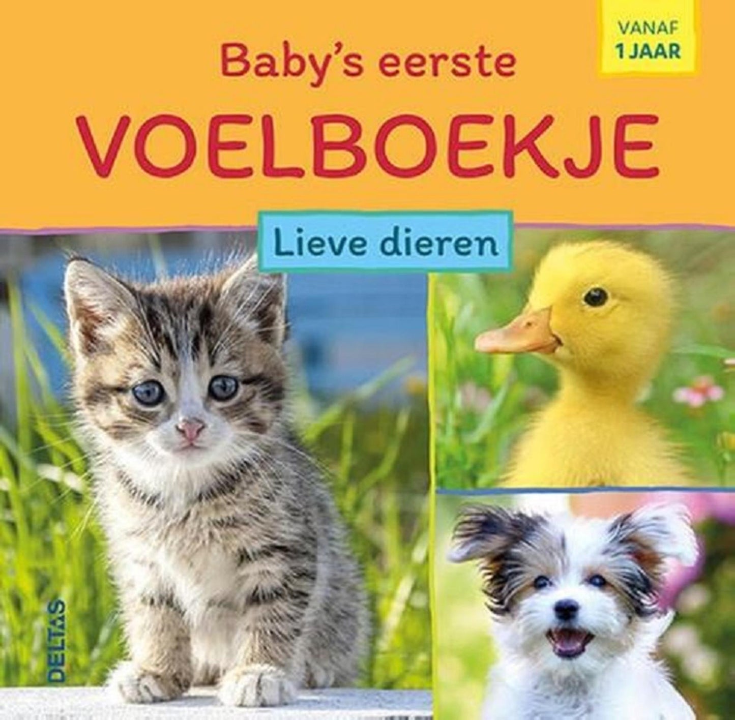 Deltas Babys erstmals Feeling Book Lieve Dieren