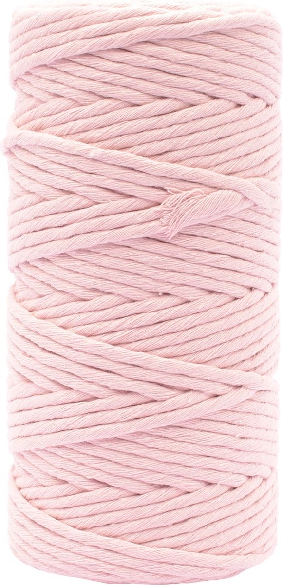 Vaessen creative • Makramee-Seil 3 mm x 100 m hellrosa