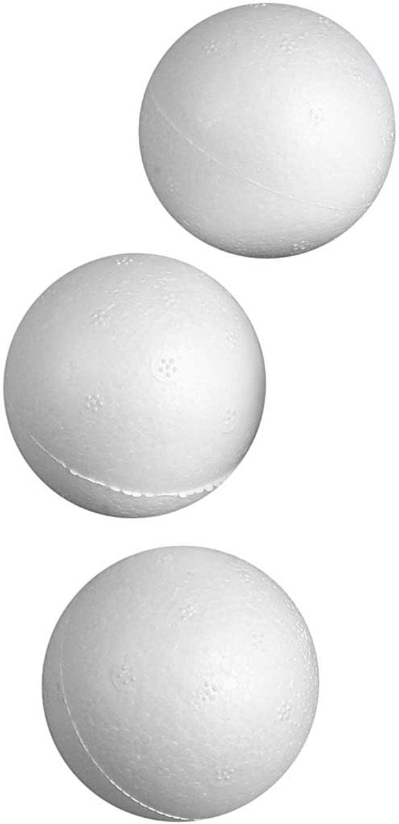 Creativ Company Bälle, D 5 cm, weiß, 50 Stück 1 Box